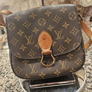 Louis Vuitton Brown and Tan Monogram Bag